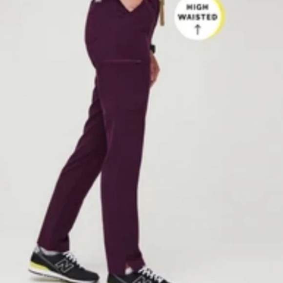 Figs Deep Purple Yola Scrub Pants XXS - Picture 4 of 4